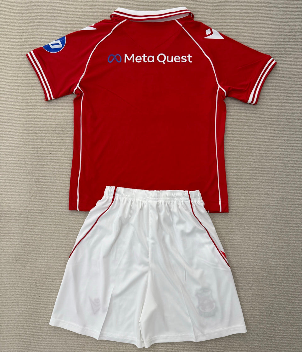 jersey 2025/26 wrexham local manga corta niño