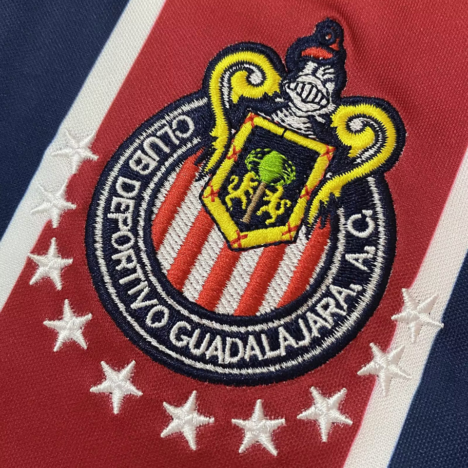 jersey 1996/97 chivas visitante manga corta versión fan retro
