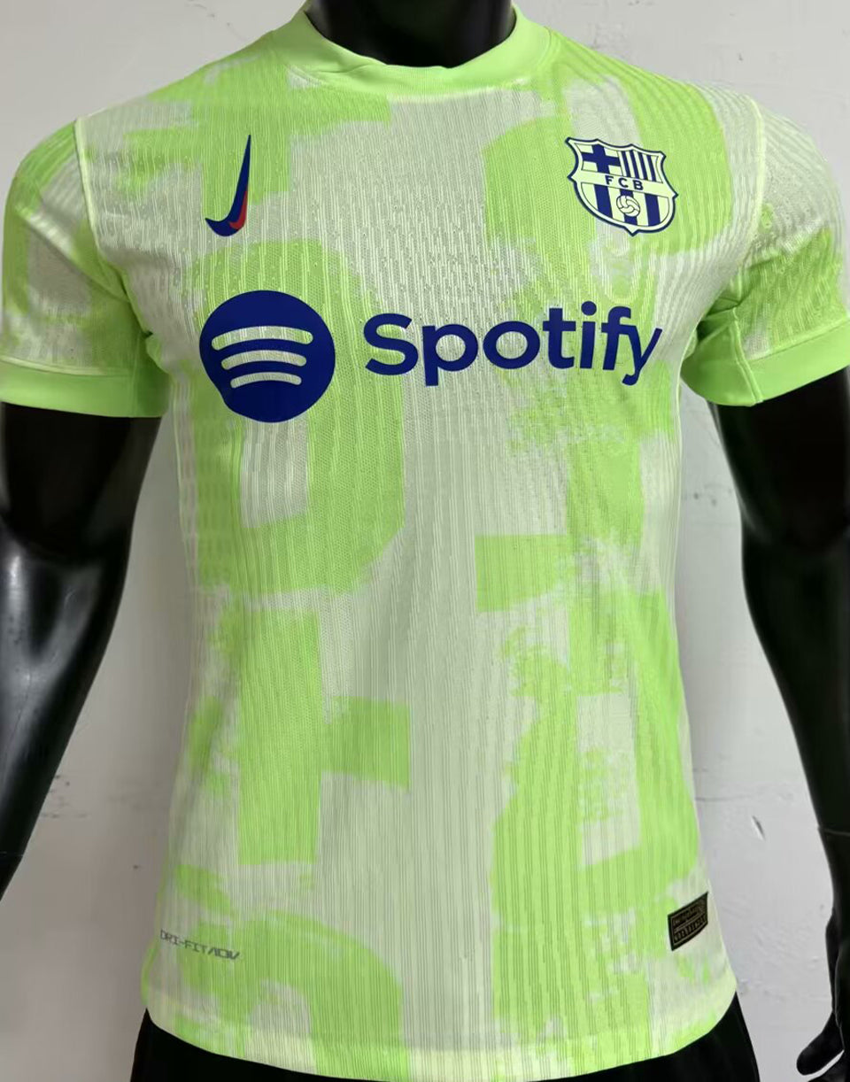 jersey 2024/25 barcelona tercero manga corta versión jugador