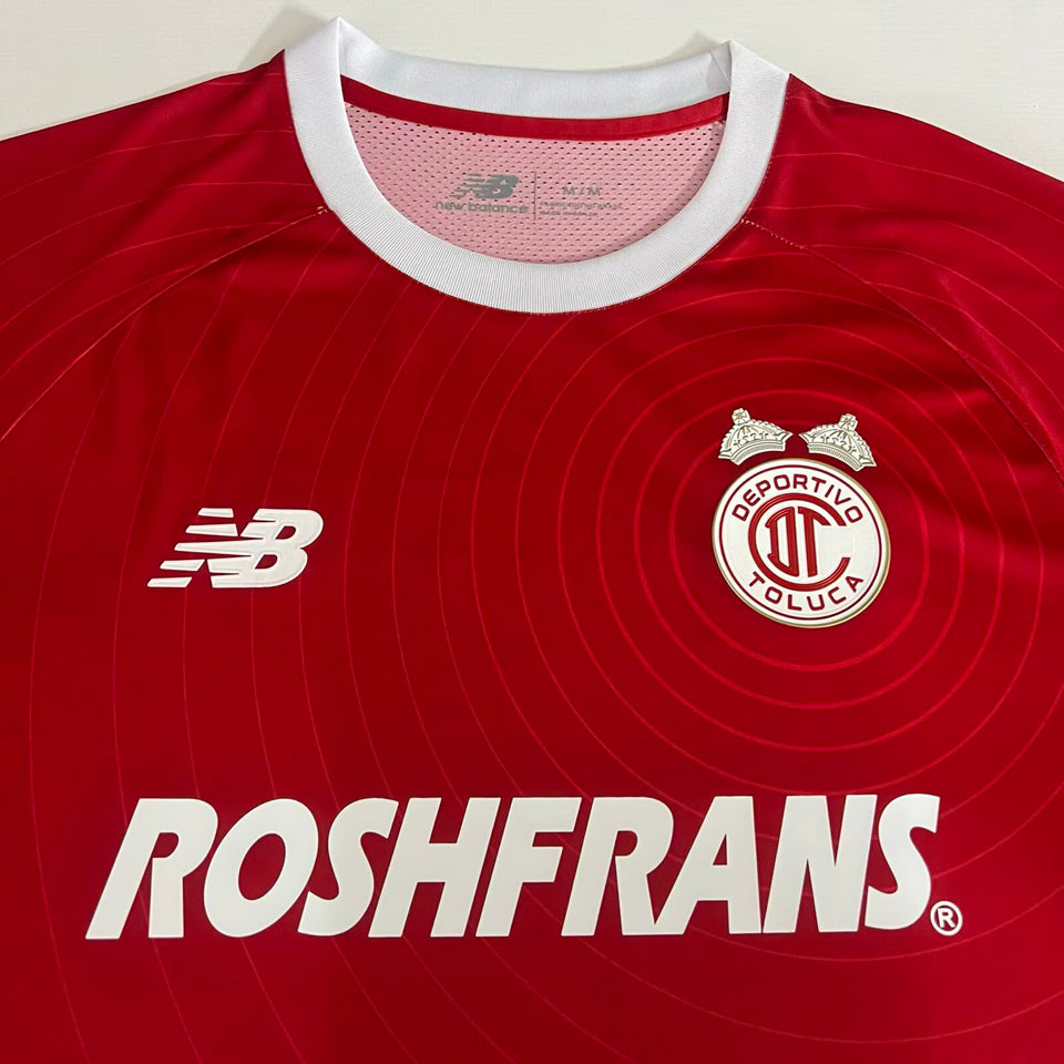 jersey 2026/27 deportivo toluca especial manga corta versión fan