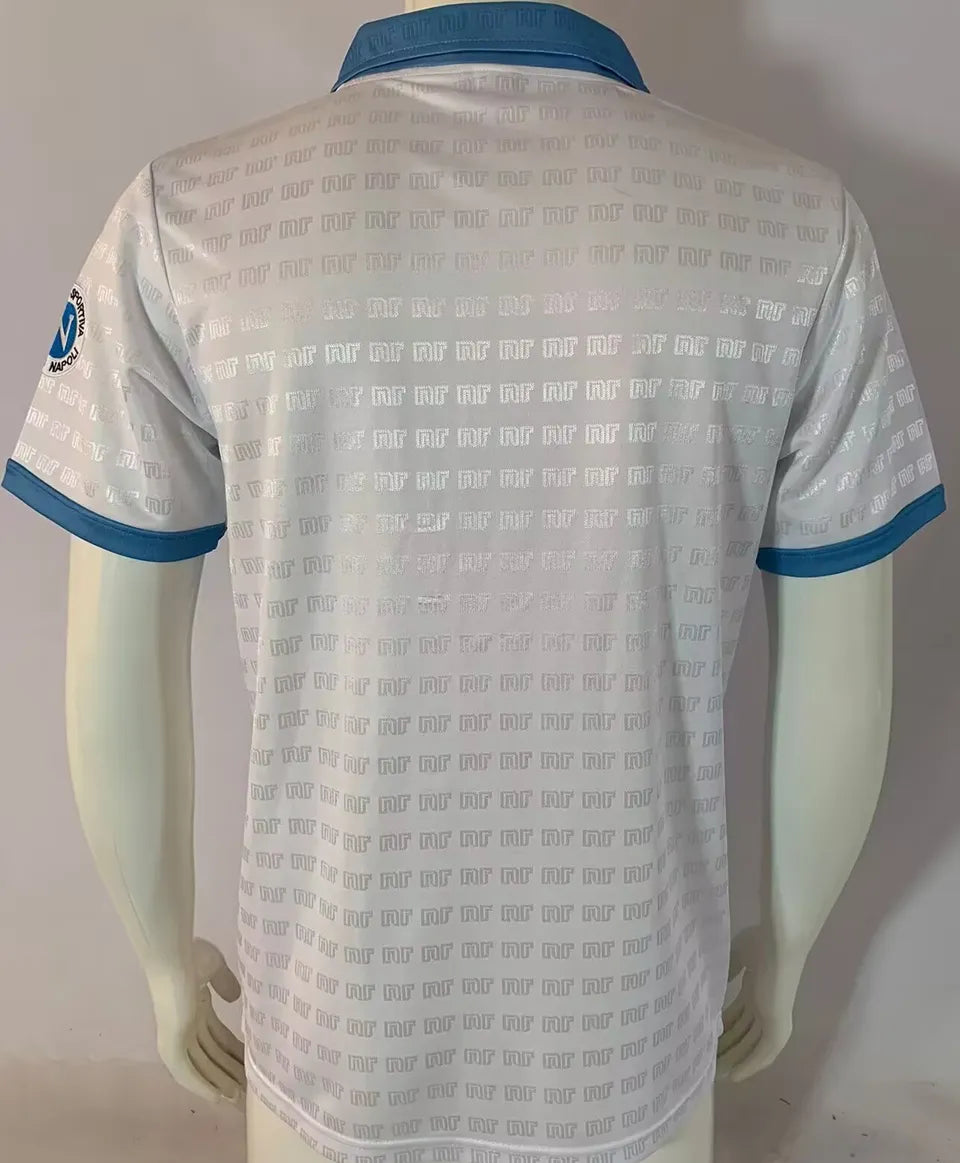 Jersey 1990/91 Napoli Visitante Manga corta Versión Fan Retro