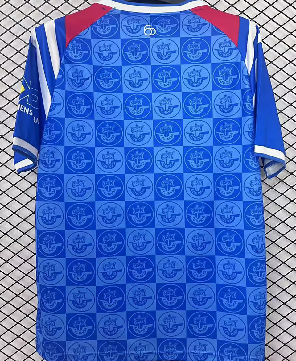 Jersey 2025/26 FC Hansa Rostock Local Manga corta Versión Fan