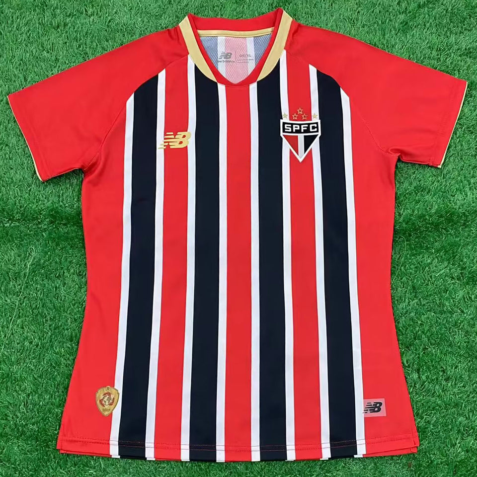 jersey 2025/26 sao paulo visitante manga corta mujer