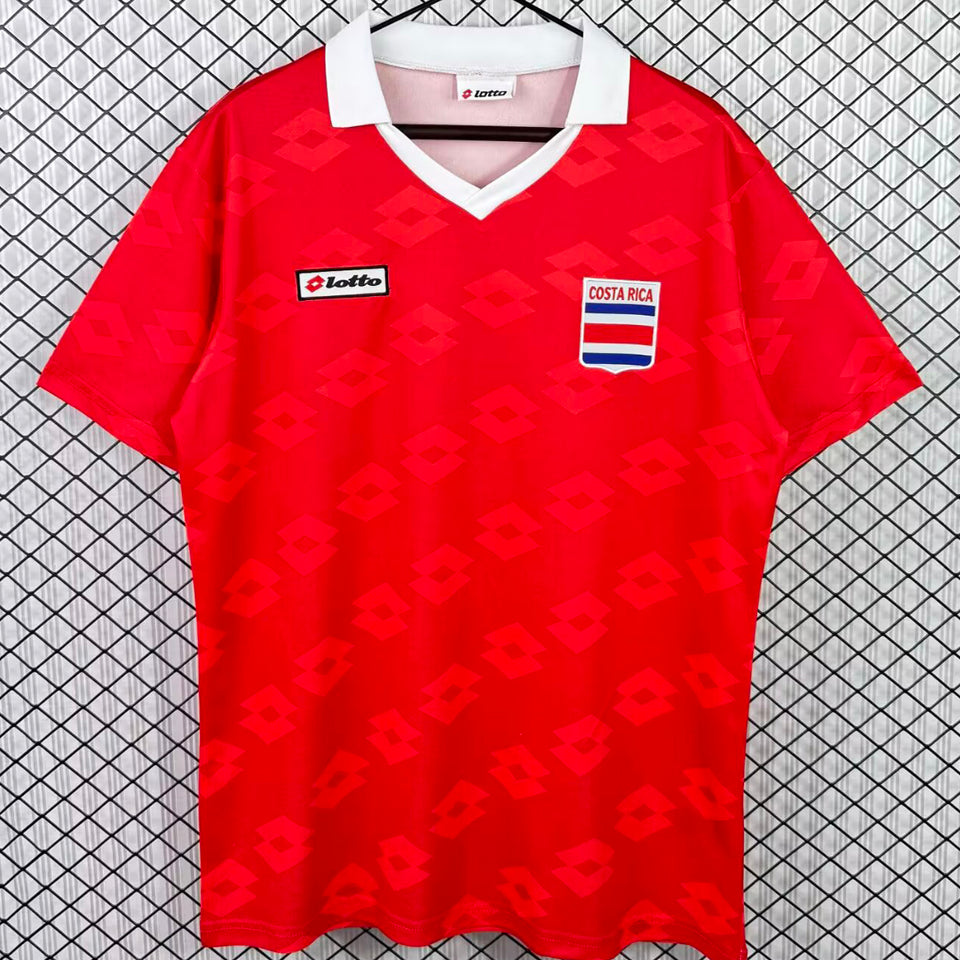 1990 costa rica local versión fan selecciones retro