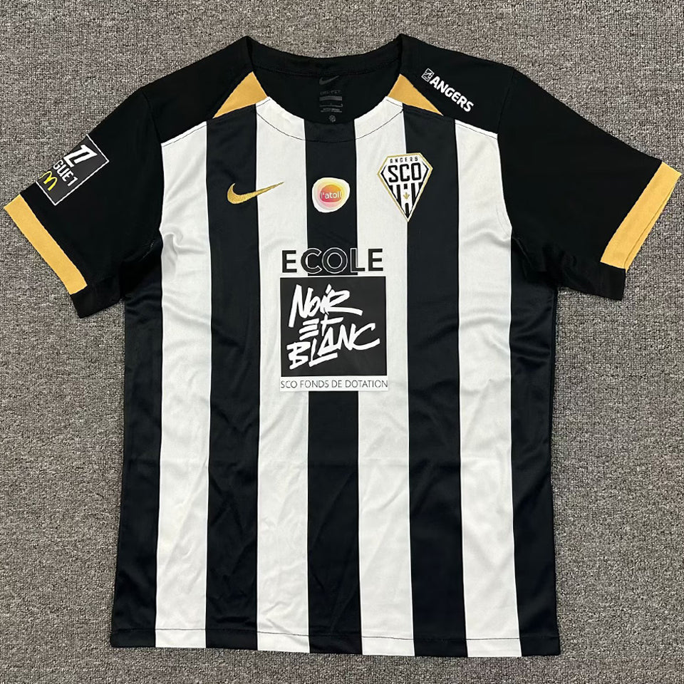 jersey 2025/26 angers local manga corta versión fan