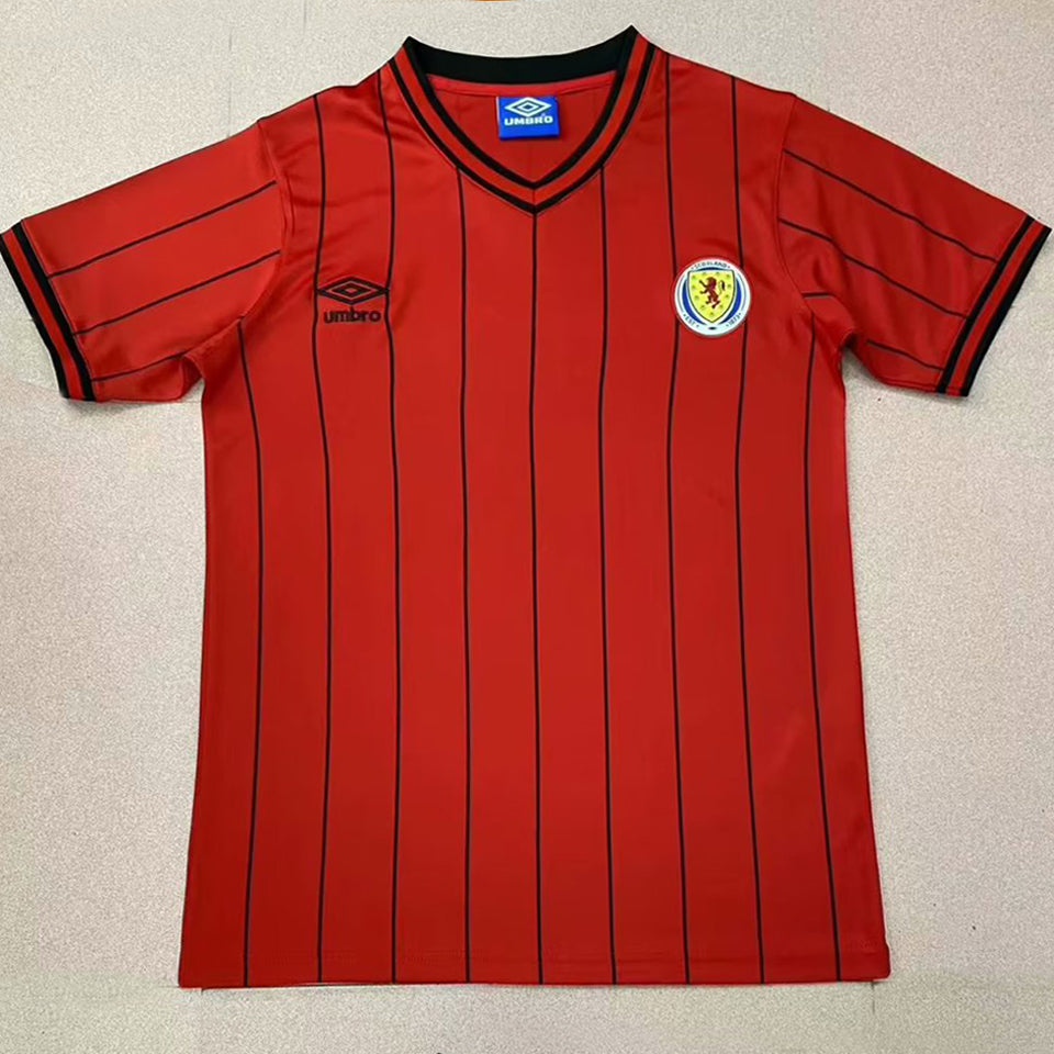1982 scotland visitante versión fan selecciones retro