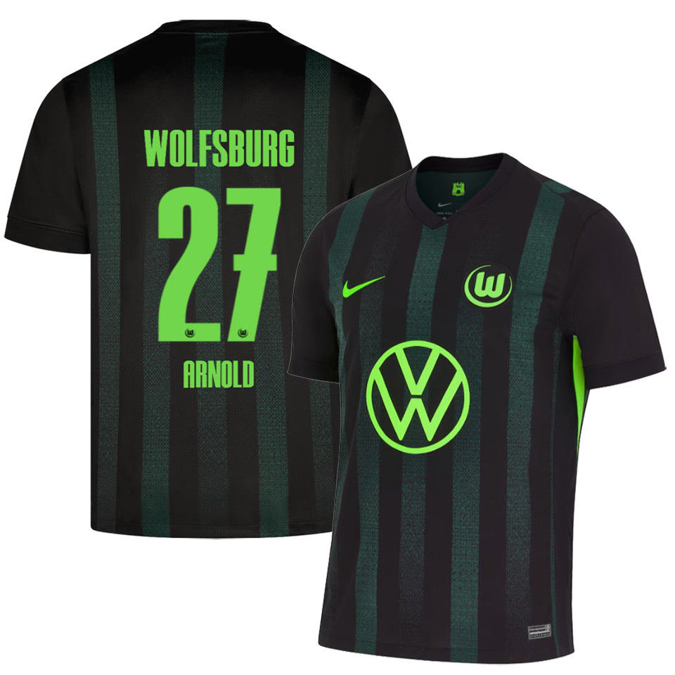 Jersey 2024/25 Wolfsburg Visitante Manga corta Versión Fan