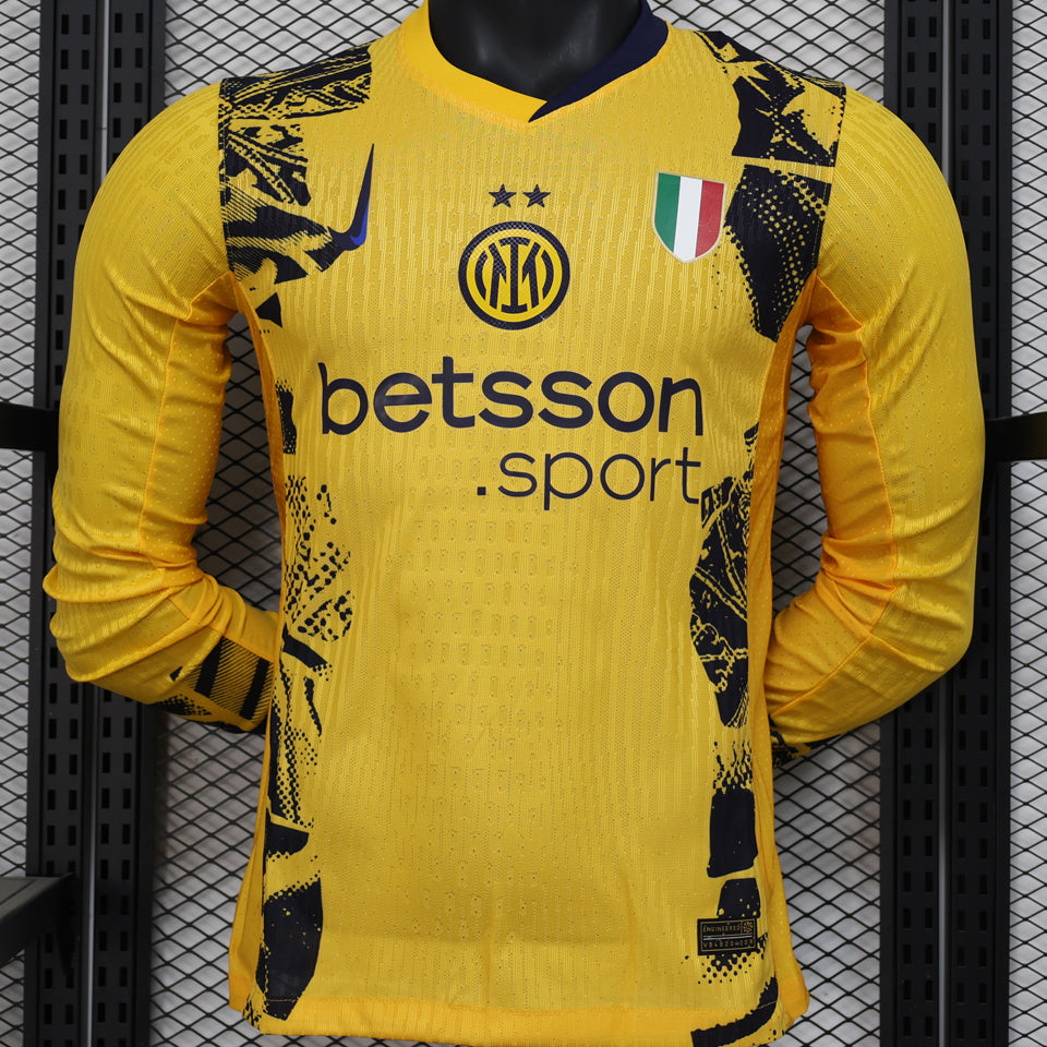 Jersey 2024/25 Inter Milan Tercero Manga larga Versión Jugador