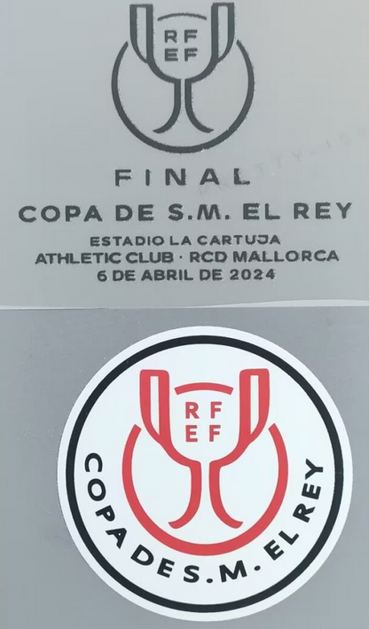 2023/24 Cope Rey Final Patch 2023 Parches/Letras