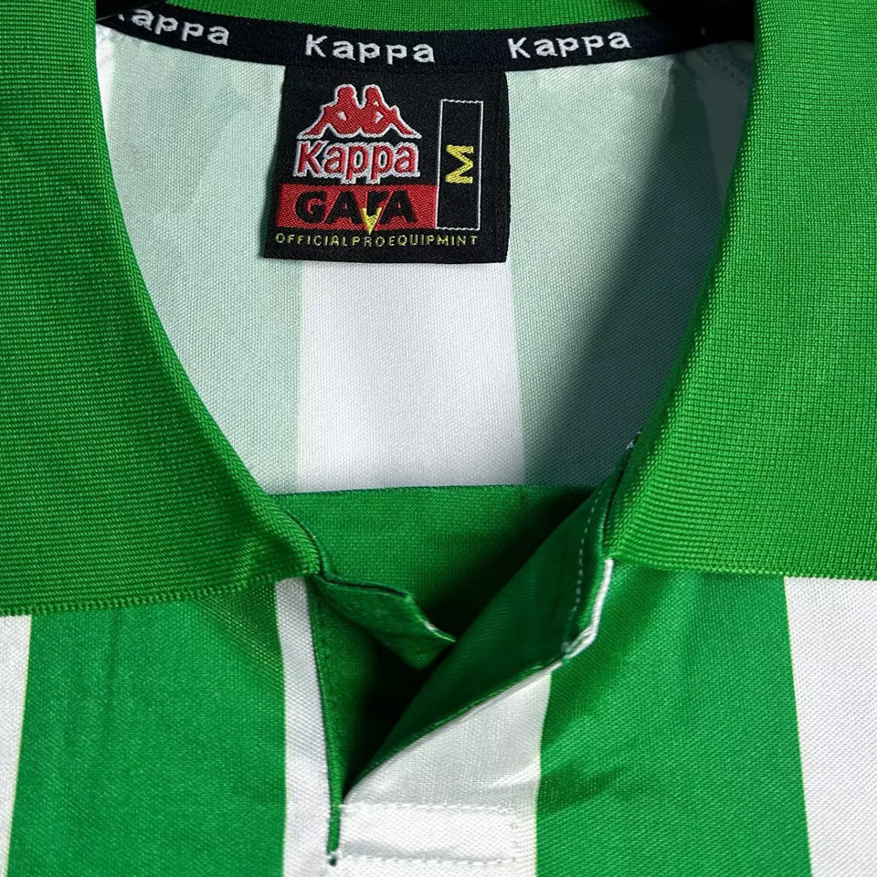 Jersey 2000/2001 R BTS Local Manga corta Versión Fan Retro