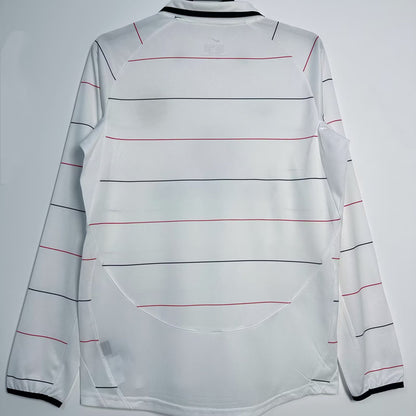 Jersey 2003/05 Manchester United Visitante Manga larga Versión Fan Retro