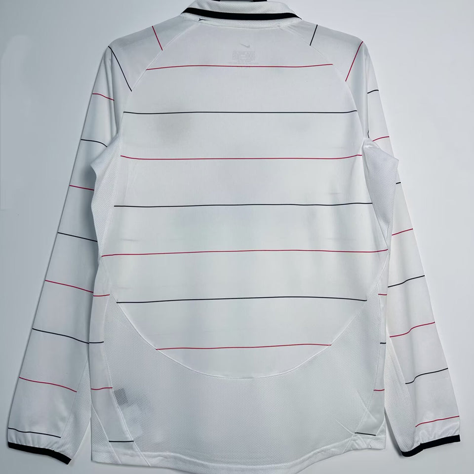 Jersey 2003/05 Manchester United Visitante Manga larga Versión Fan Retro