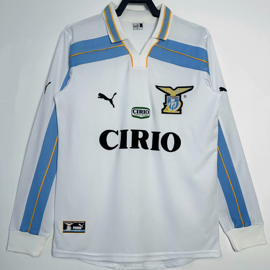 Jersey 1999/2000 Lazio Tercero Manga larga Versión Fan Retro