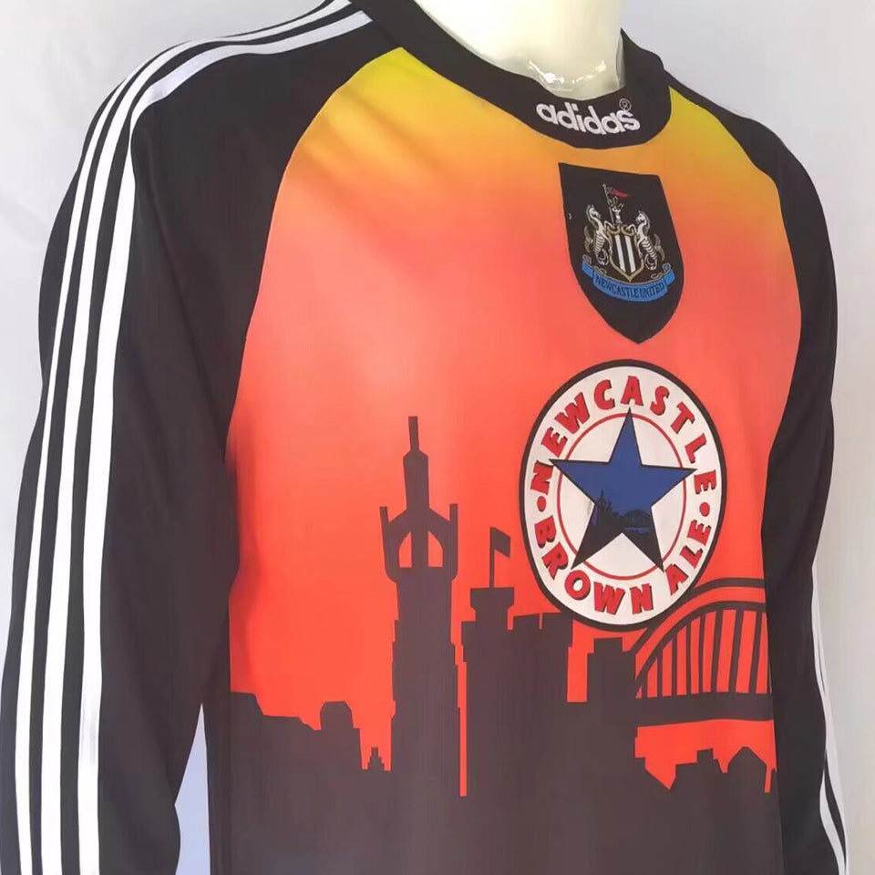 jersey 1996/97 newcastle portero manga larga versión fan retro
