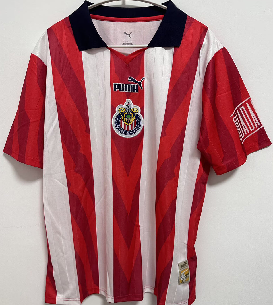 jersey 2025/26 chivas especial manga corta versión fan retro
