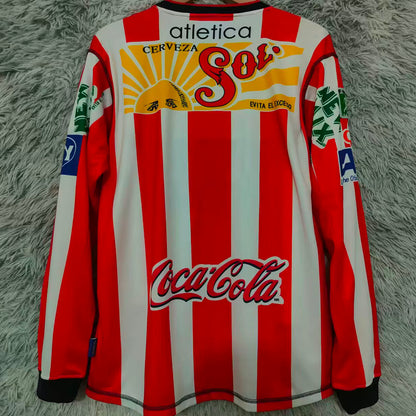 Jersey 2002/2003 Chivas Local Manga larga Versión Fan Retro
