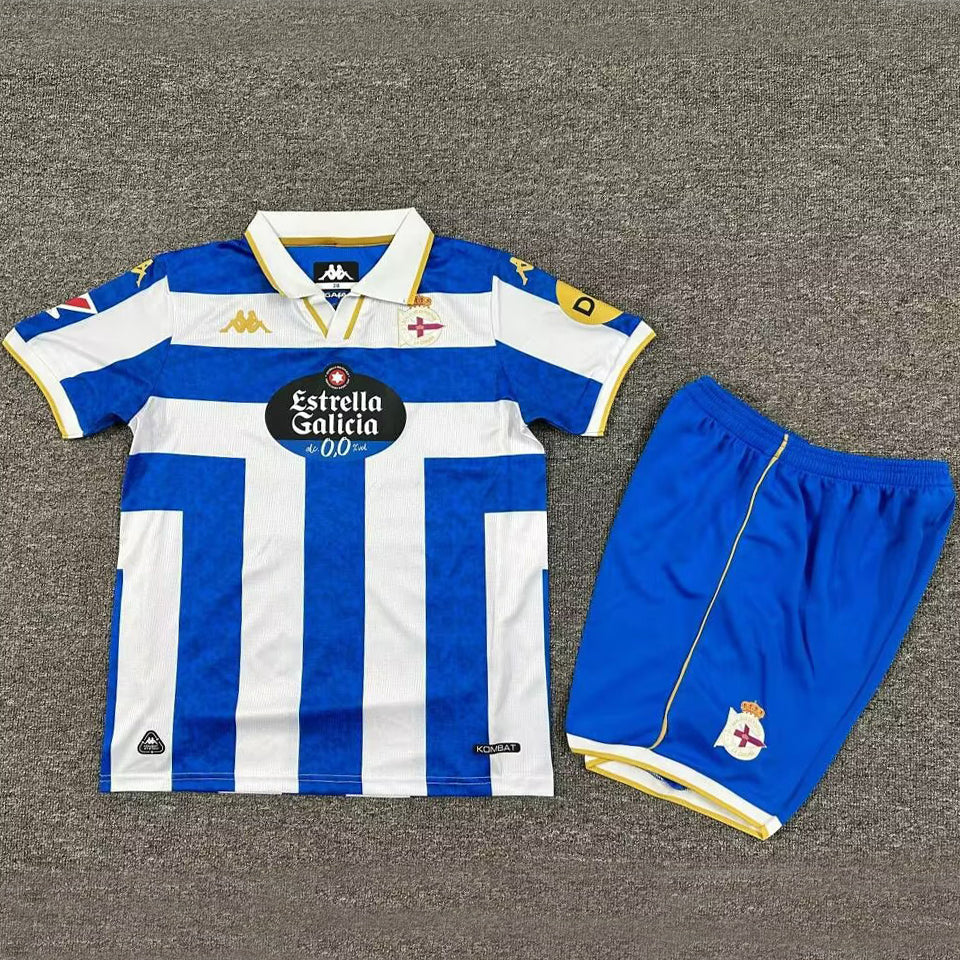 Jersey 2025/26 Deportivo La Coruna Local Manga corta Niño