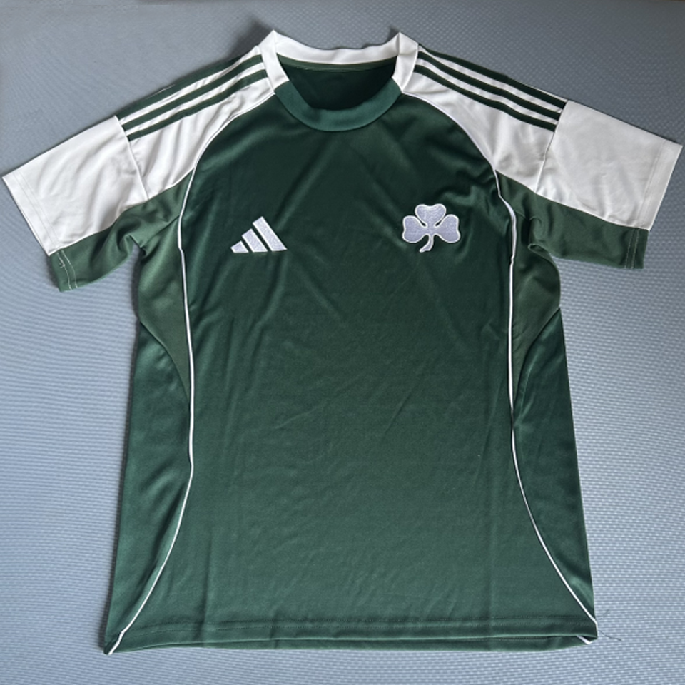 jersey 2025/26 panathinaikos local manga corta versión fan