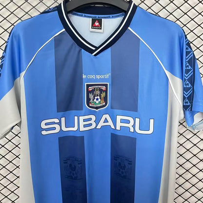 Jersey 1998/1999 Coventry City Local Manga corta Versión Fan Retro