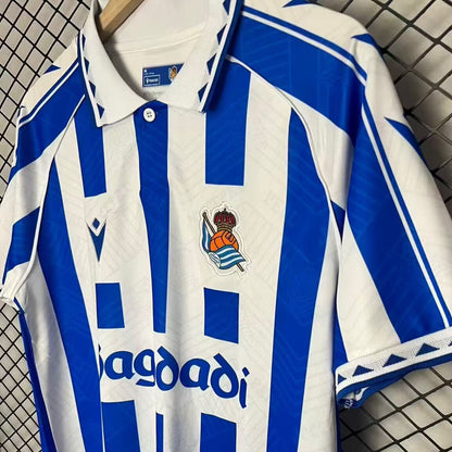 Jersey 2026/27 Real Sociedad Especial Manga corta Versión Fan Retro