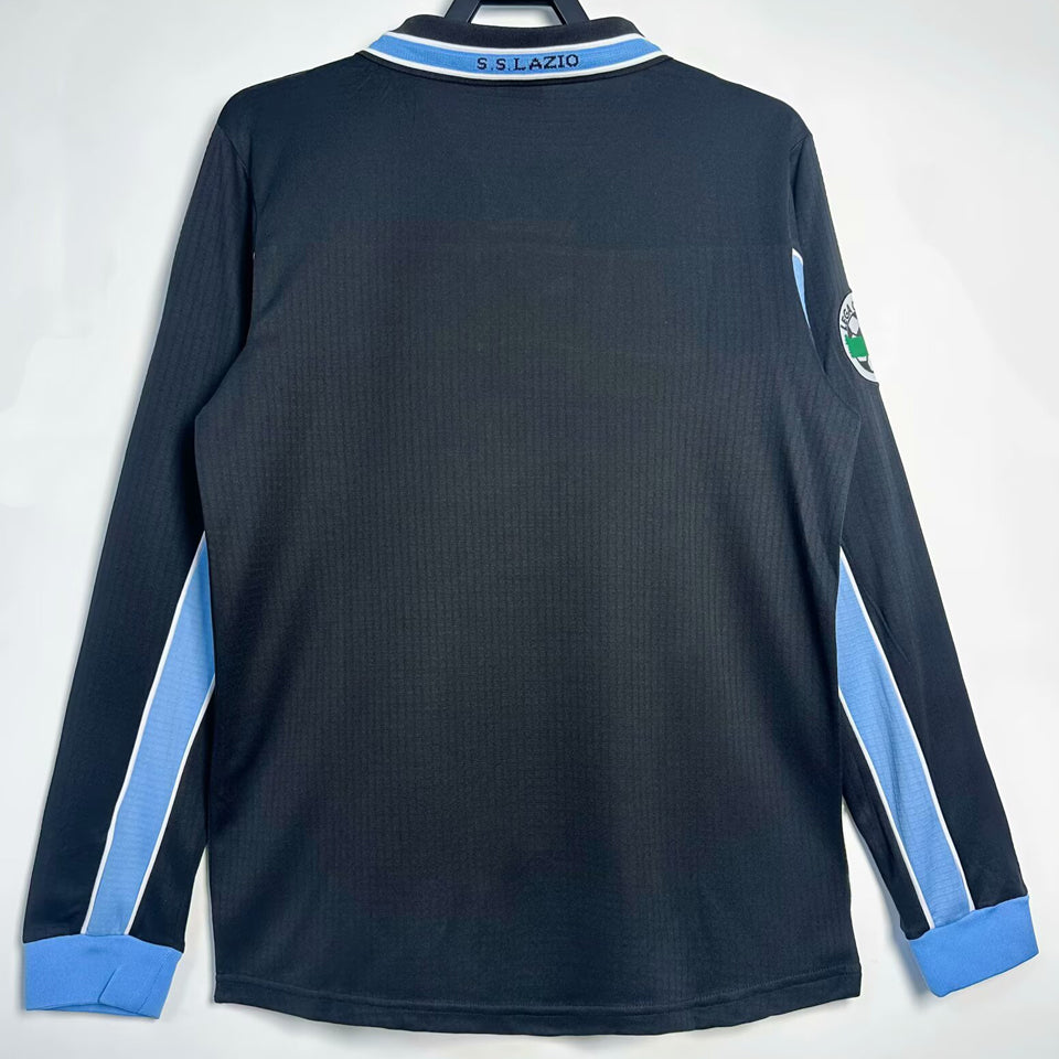 Jersey 1998/99 Lazio Visitante Manga larga Versión Fan Retro