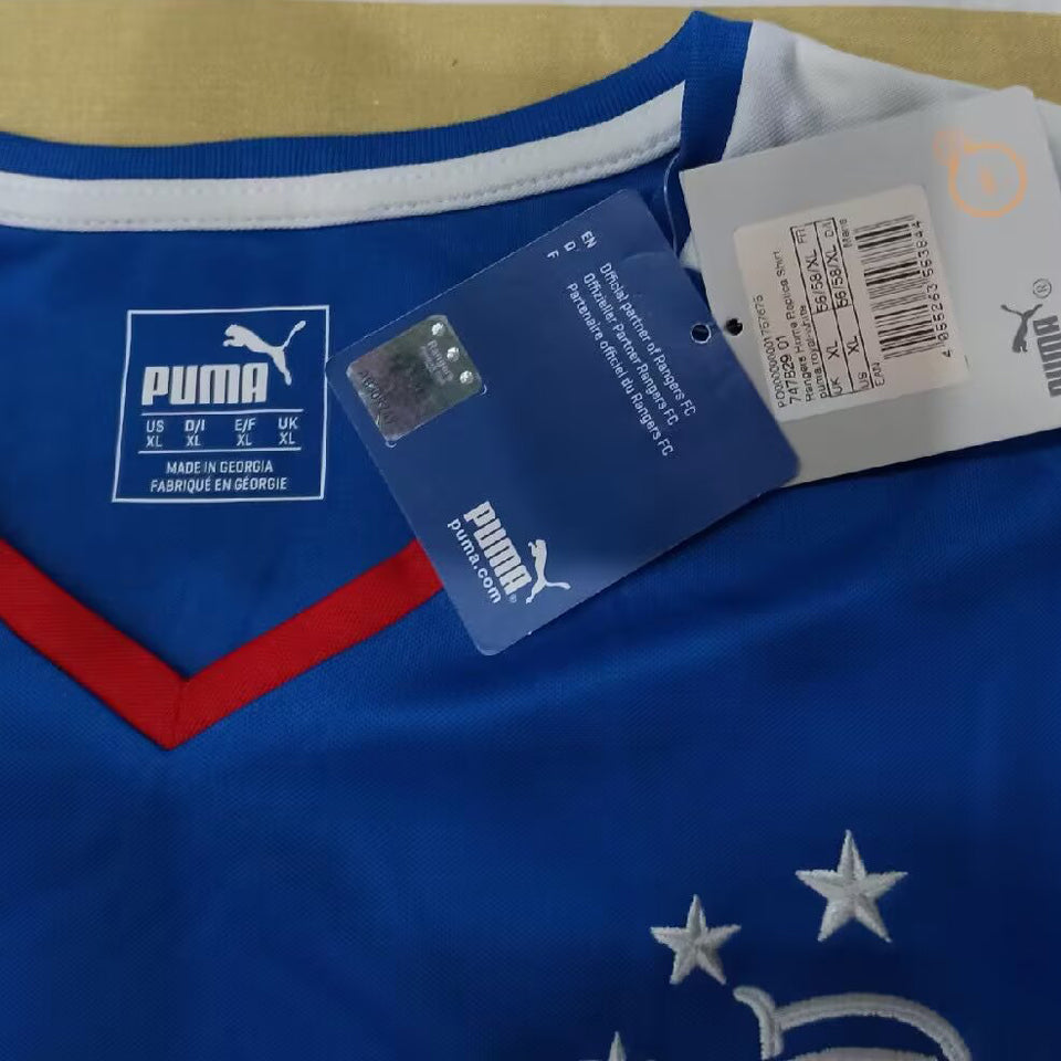 jersey 2015/16 rangers local manga corta versión fan retro