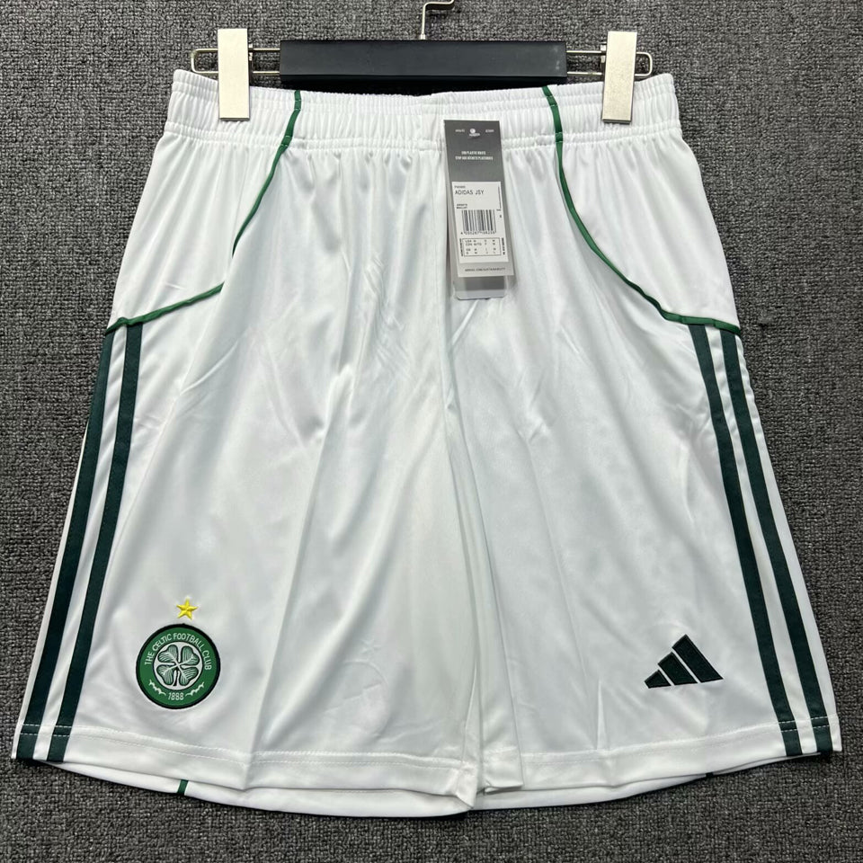 2025/26 Celtic Local Versión Fan Shorts/ Pantalones