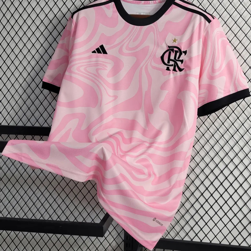 Jersey 2023 Flamengo Pink Especial Manga corta Versión Fan