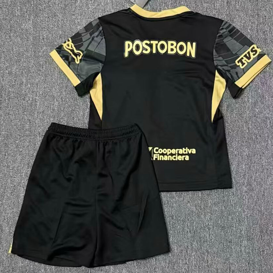 Jersey 2025/26 Atletico Nacional Visitante Manga corta Niño