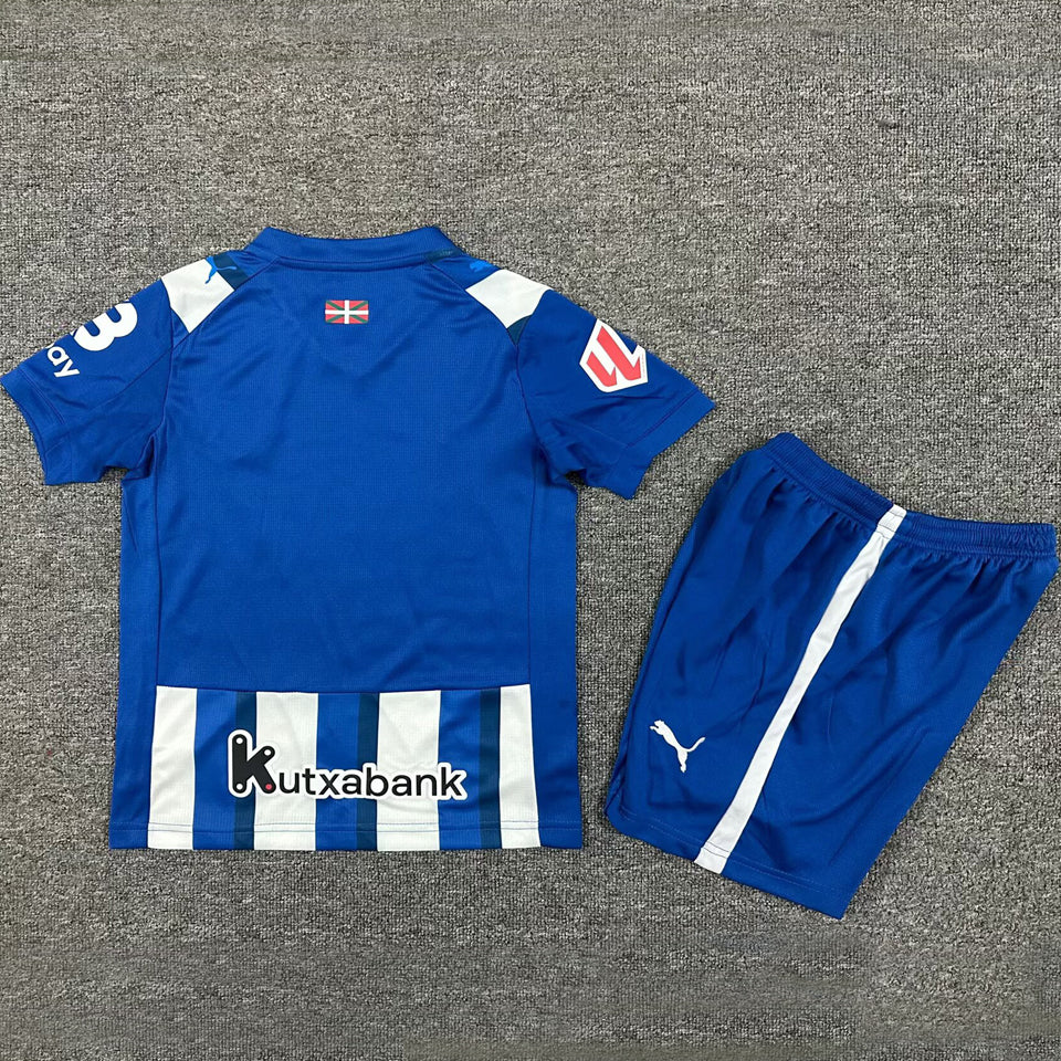 Jersey 2025/26 Alaves Local Manga corta Niño