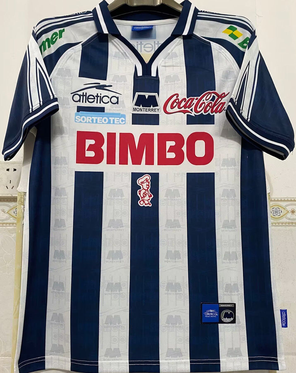Jersey 1999/00 Monterrey Local Manga corta Versión Fan Retro