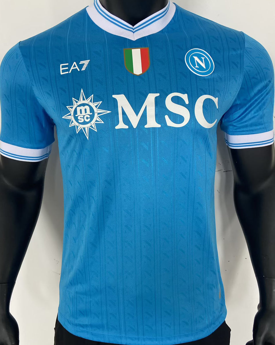 Jersey 2025/26 Napoli Local Manga corta Versión Jugador