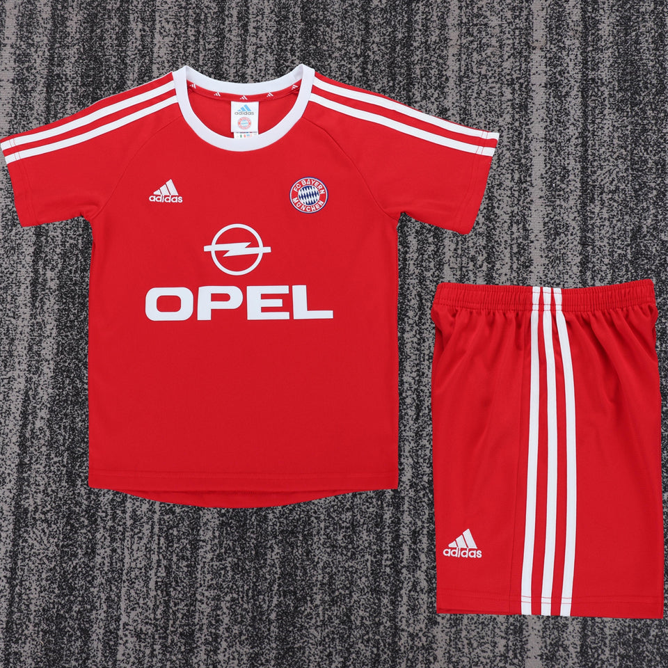 jersey 2001/2002 bayern munich local manga corta niño retro