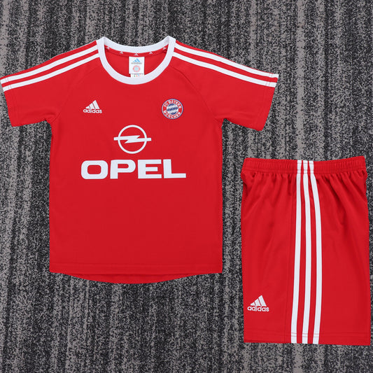 Jersey 2001/2002 Bayern Munich Local Manga corta Niño Retro