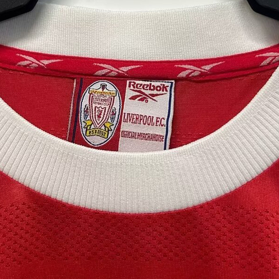 jersey 1997/98 liverpool local manga corta versión fan retro
