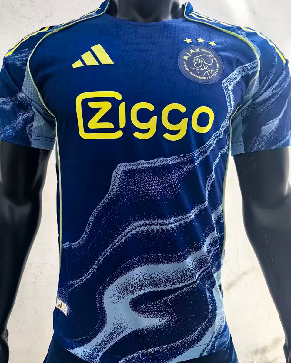 jersey 2025/26 ajax visitante manga corta versión jugador
