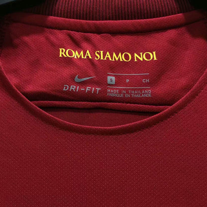 Jersey 2017/18 Roma Local Manga corta Versión Fan Retro