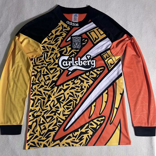 Jersey 1995/96 Liverpool Especial Manga larga Versión Fan Retro