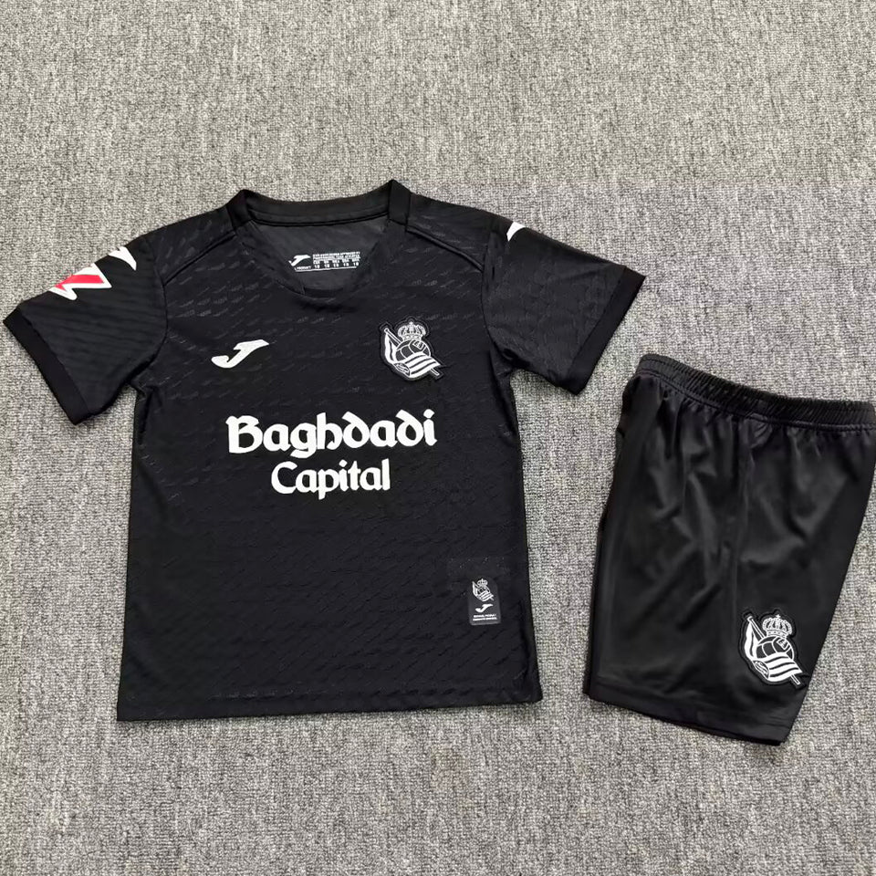 jersey 2026/27 real sociedad visitante manga corta niño