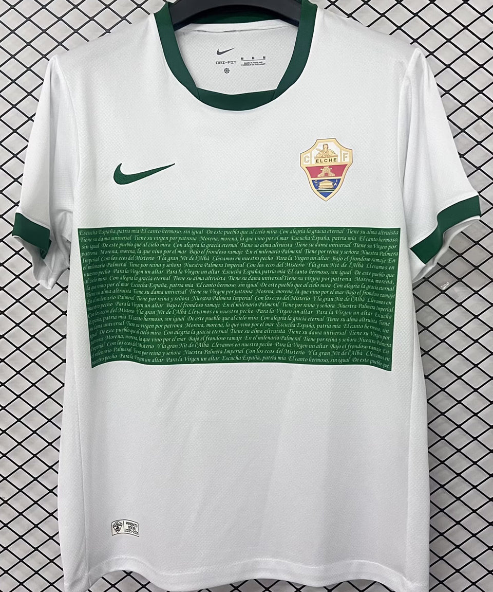 jersey 2025/26 elche local manga corta versión fan