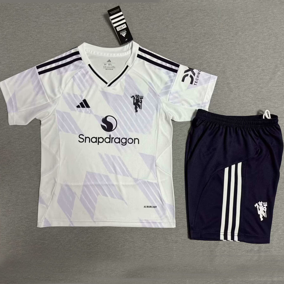 Jersey 2025/26 Manchester United Visitante Manga corta Niño