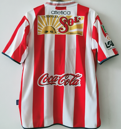 Jersey 2001 Chivas Local Manga corta Versión Fan Retro