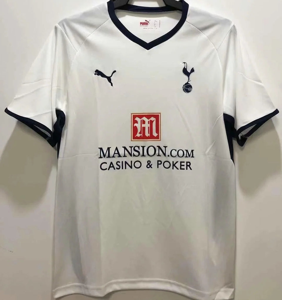 jersey 2008/09 tottenham local manga corta versión fan retro