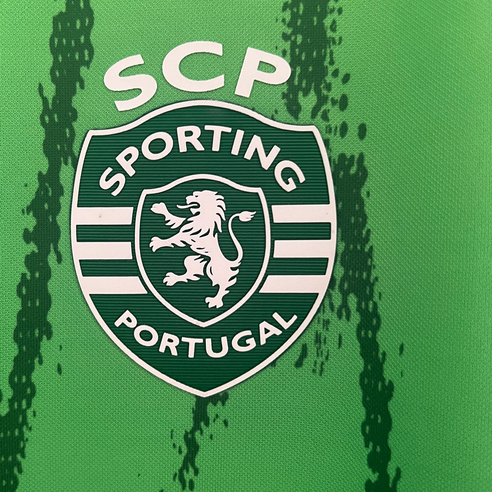 Jersey 2024/25 Sporting CP Lisbon Visitante Manga corta Versión Fan