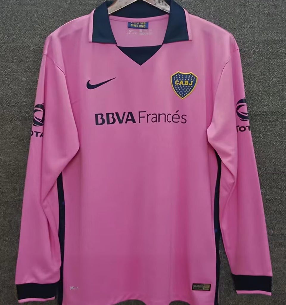 jersey 2013/14 boca pink especial manga larga versión fan retro