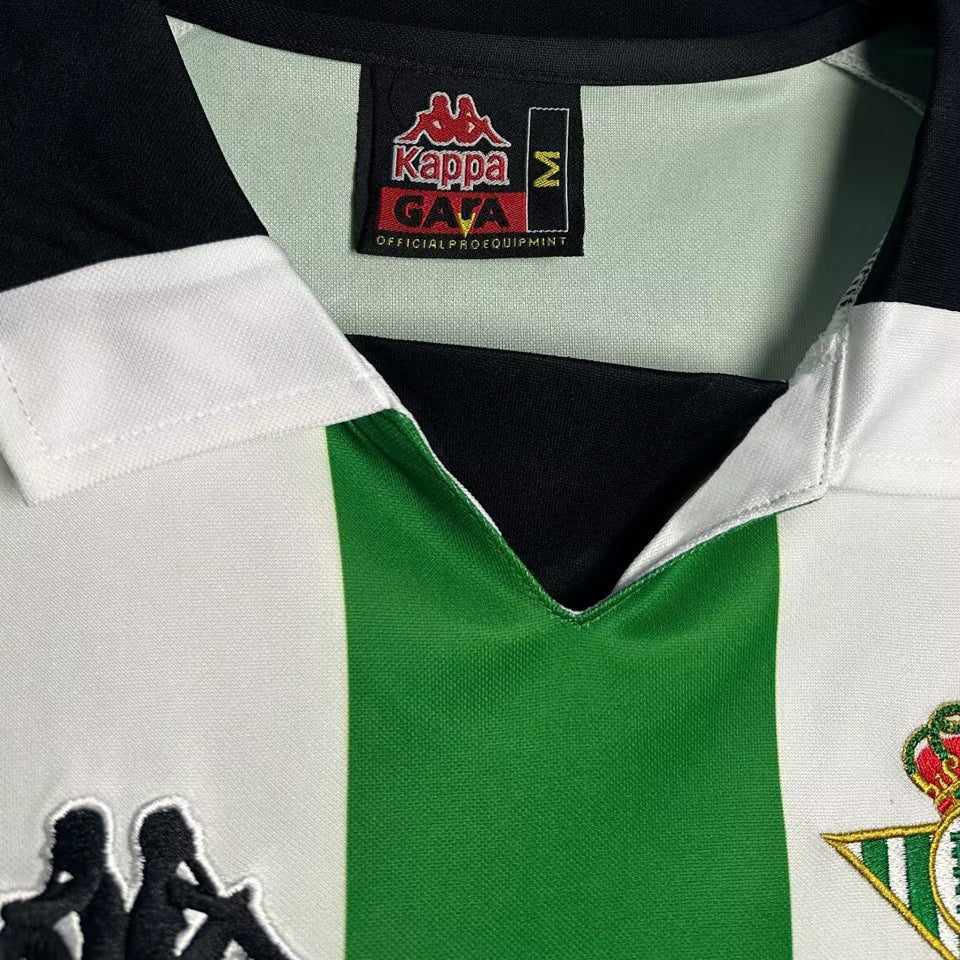 Jersey 1998/1999 R BTS Local Manga corta Versión Fan Retro