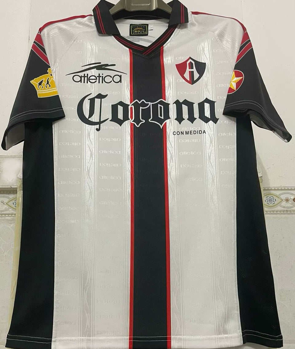 jersey 1998/1999 atlas visitante manga corta versión fan retro