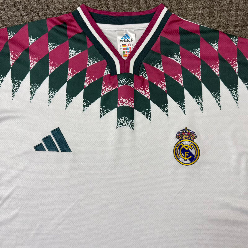 jersey 2026/27 real madrid especial manga corta versión fan retro