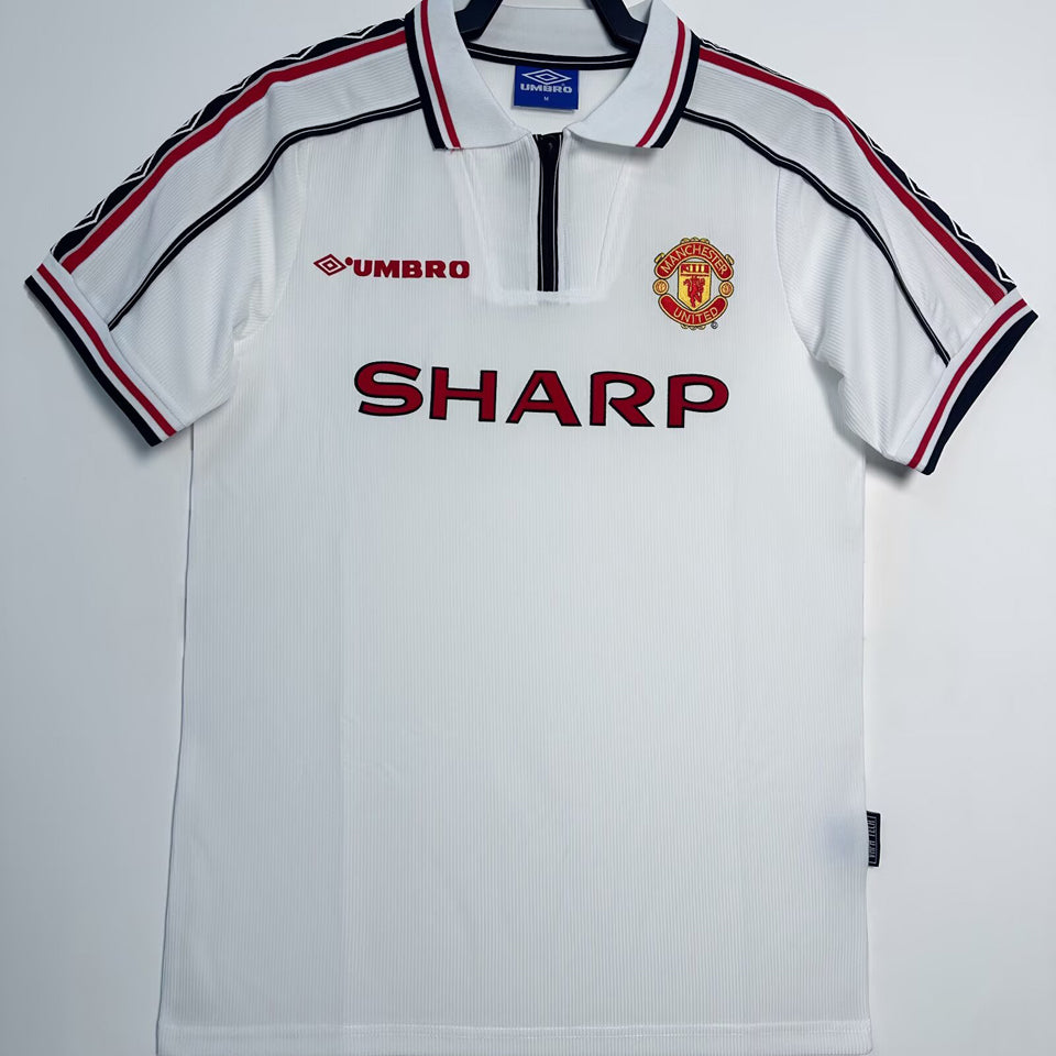jersey 1998/99 manchester united especial manga corta versión fan retro