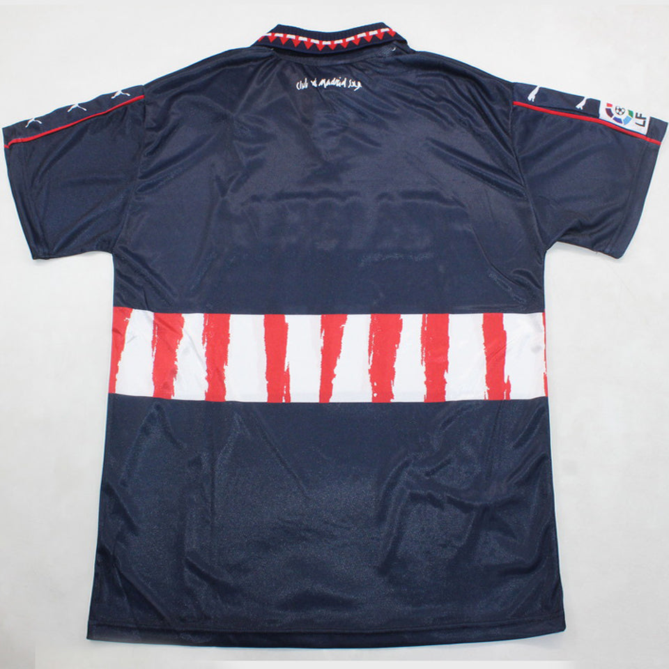 Jersey 1997/98 Atletico de Madrid Visitante Manga corta Versión Fan Retro